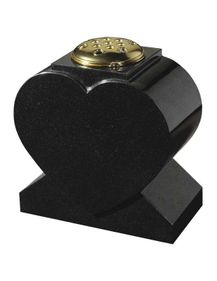 Black Granite Heart